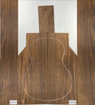 Back & Sides Cedrillo  curly roasted Western Unique Piece #008